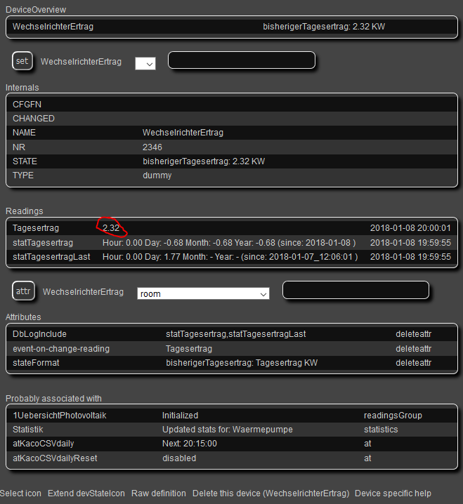 FHEMdummyTagesertrag